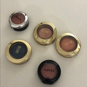 Milani and NYX single shadows